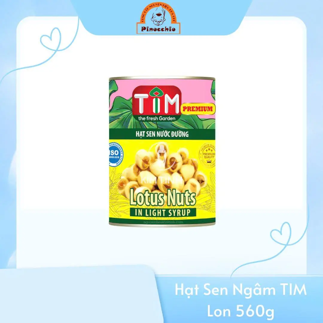 HẠT SEN ĐÓNG LON TIM